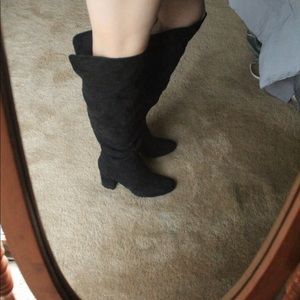 SALE 🏷JustFab over the knee boots, worn once! EUC